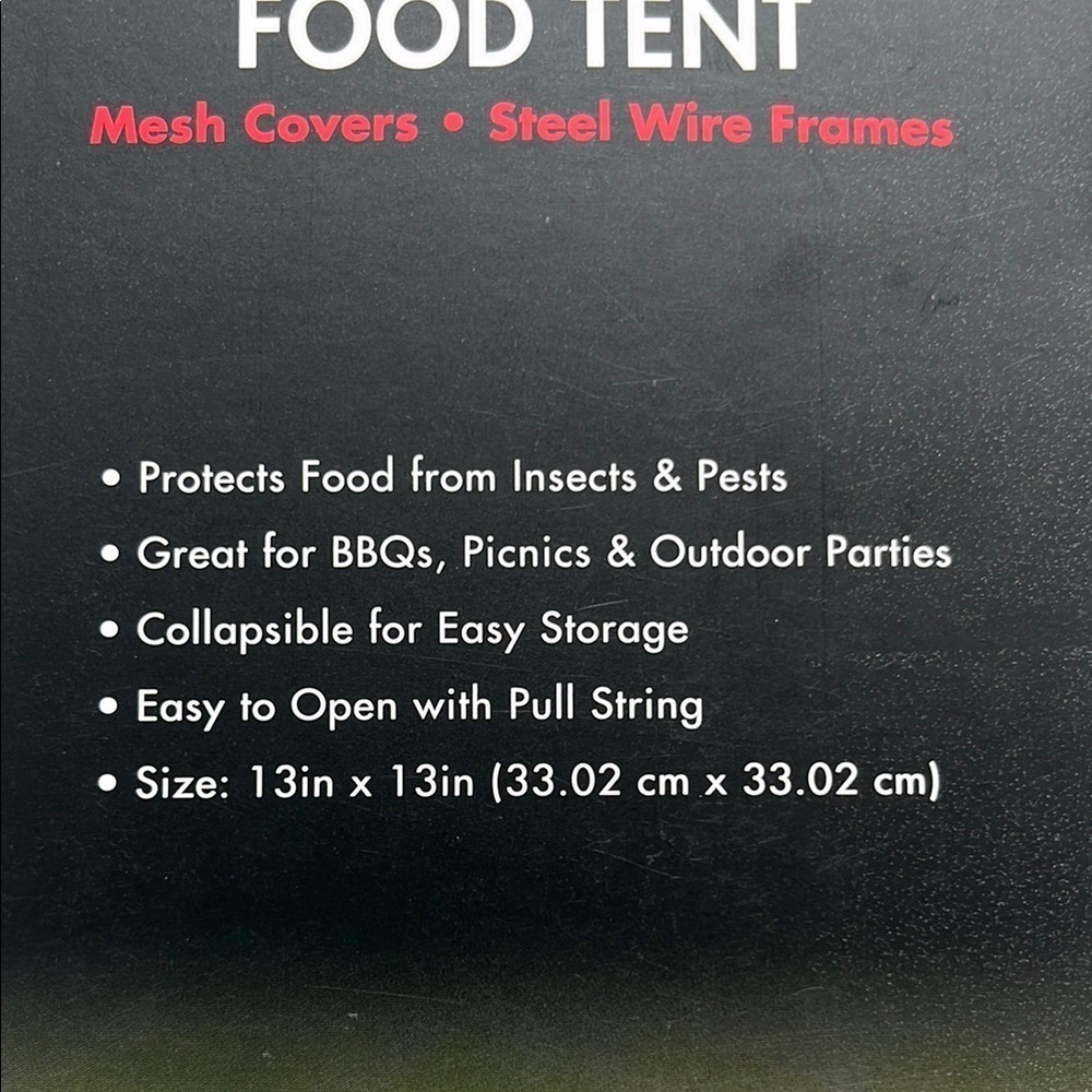 🆕 Cuisinart 3 Pack Mesh Food Tents Steel Wire Frames - Picture 3 of 3